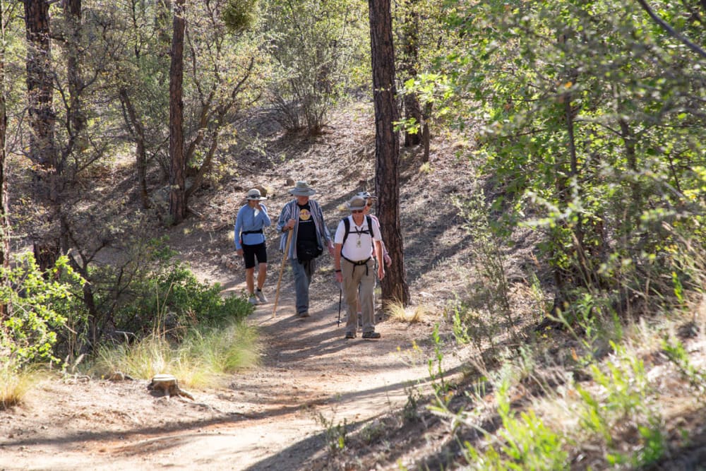 Nature hike at Touchmark at The Ranch in Prescott, Arizona