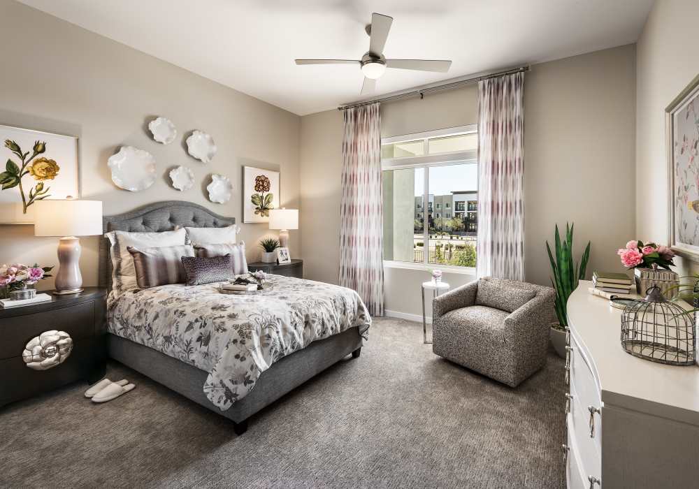 Bedroom at Clearwater at The Heights in Houston, Texas