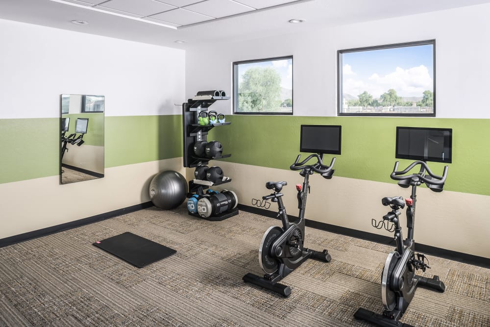 Fitness center at Sanctuary on 51st in Laveen, Arizona