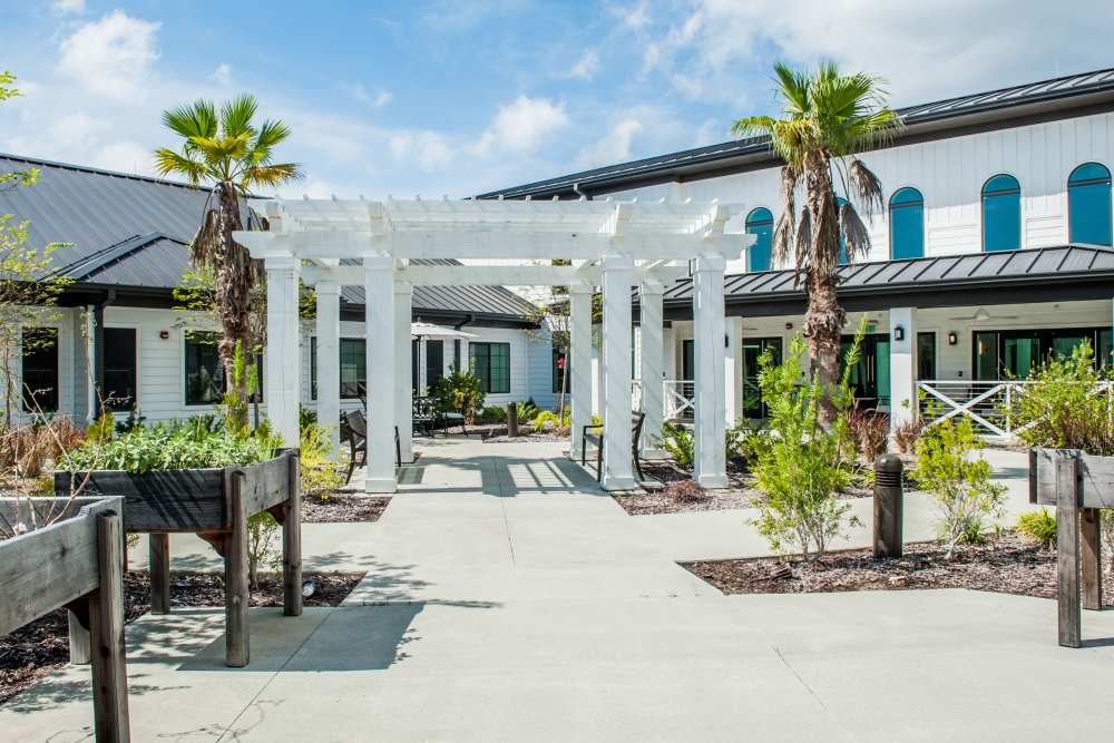 Interior of a community space at The Barclay at Santa Rosa Beach in Santa Rosa Beach. FL