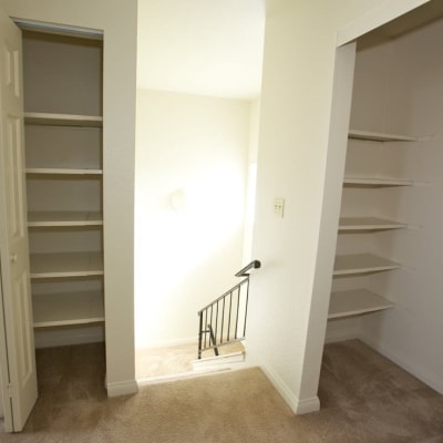 Towel storage at Santa Margarita in Oceanside, California