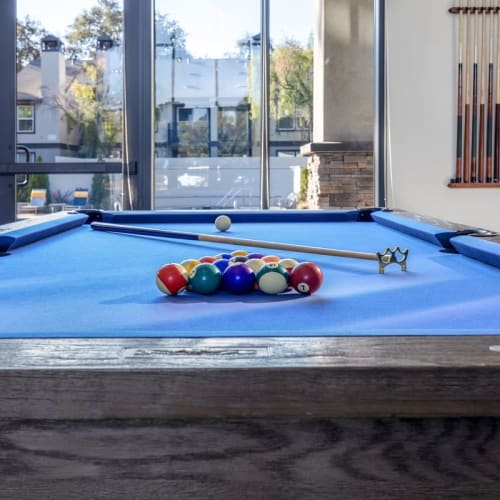 Pool table at Tanglewood in Davis, California