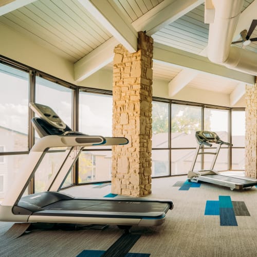 Onsite fitness center at Pearl Park in San Antonio, Texas