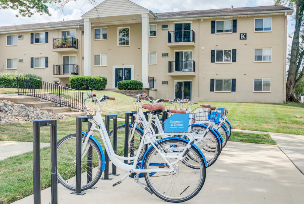 Bike share at Stonegate at Devon Apartments in Devon, PA