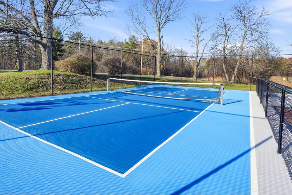 Pickleball court at Mountain View Terrace in Latham, New York