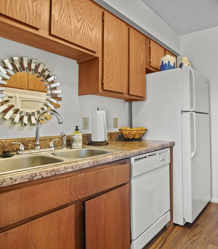 The Kitchen at Windsail Apartments in Tulsa, Oklahoma