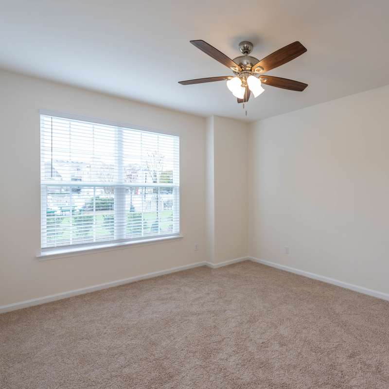 Model bedroom at Magnolia Chase, Virginia Beach, Virginia