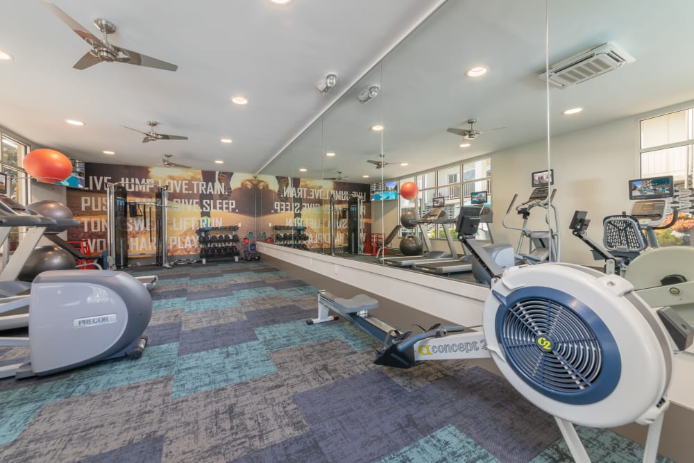 Mia offers a luxury fitness center in Palo Alto, California