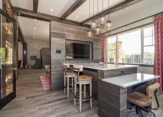 Lodge at Croasdaile Farm offers a community clubhouse at Durham, North Carolina