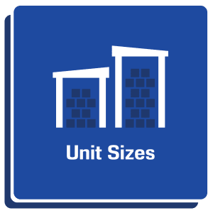 View the units sizes and prices at Stor'em Self Storage in Orem, Utah