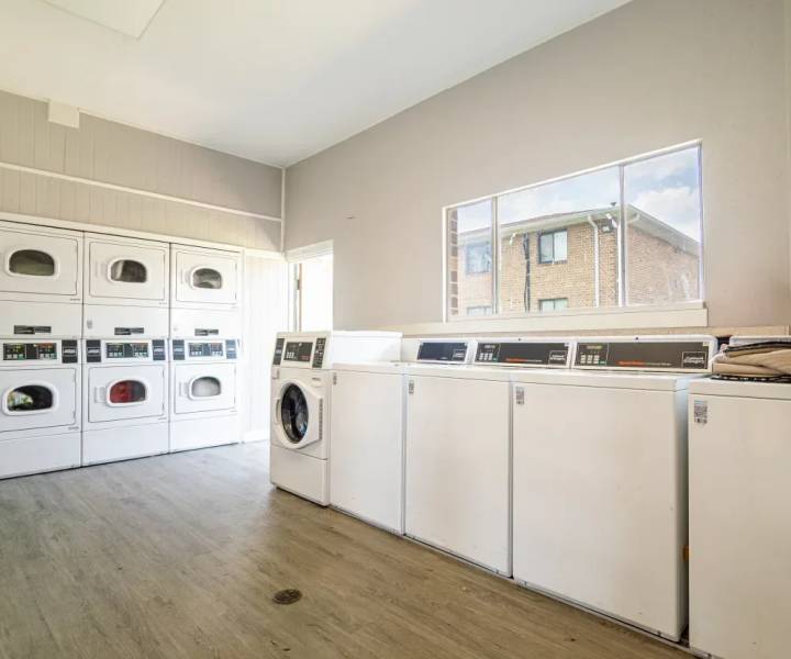 Laundry facilty at Caroline Arms in Jacksonville, Florida