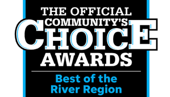 Winner of 2024 Community Choice Awards Best of the River Region