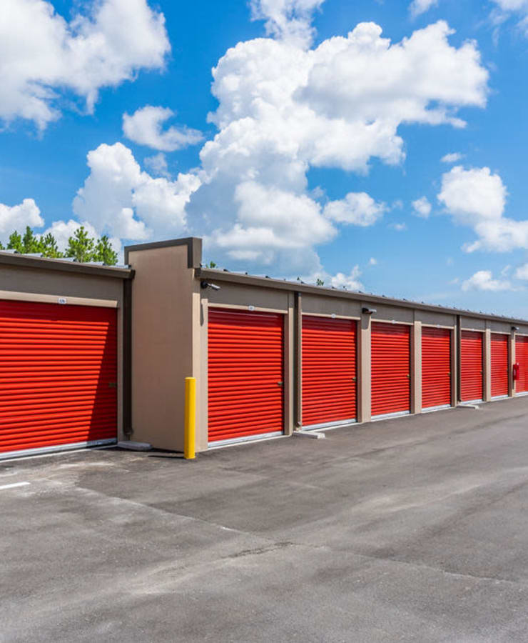 Outdoor units at StorQuest Self Storage in Tarpon Springs, Florida