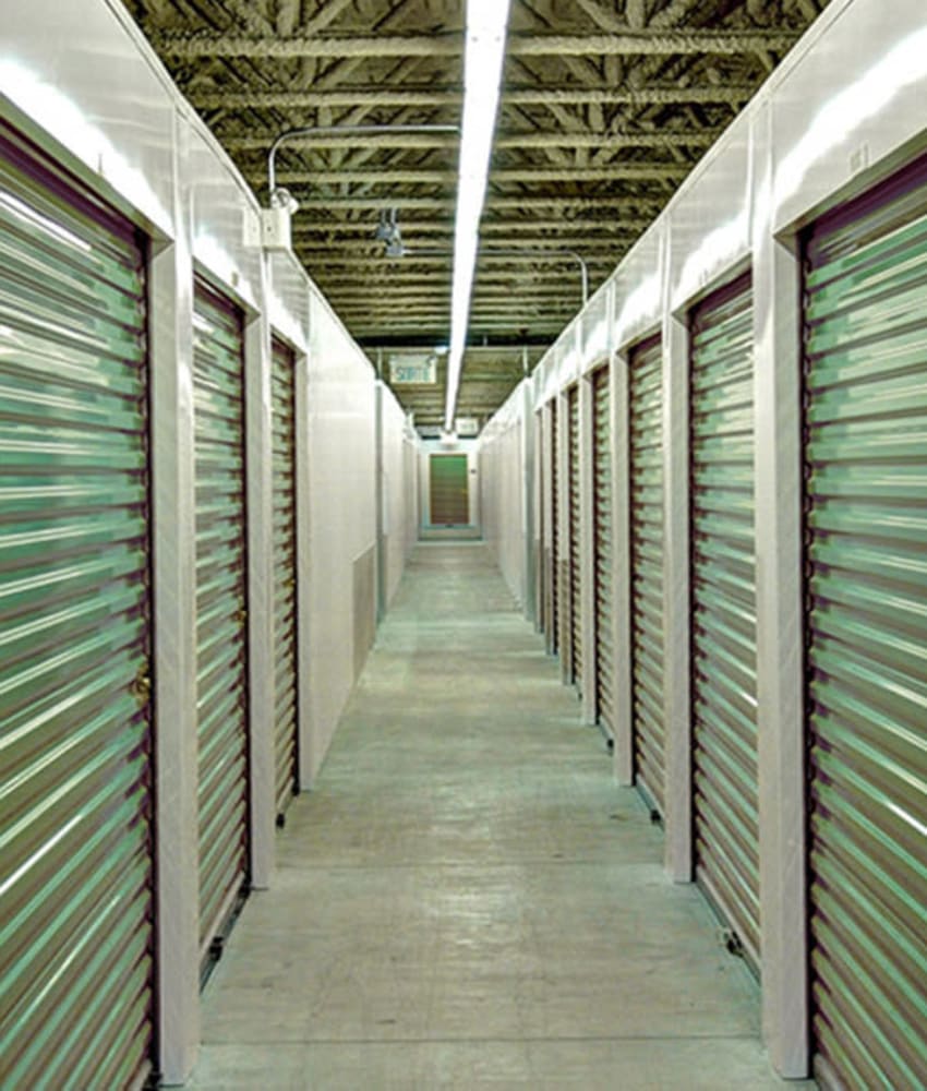 Temperature-controlled units at American Self Storage – Clayton Downtown in Clayton, North Carolina