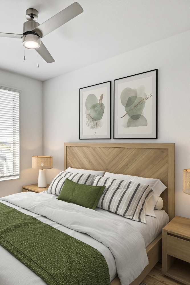 Luxury bedroom at Heirloom at Torrey Pines in Las Vegas, Nevada