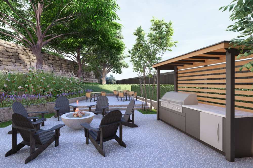 Community clubhouse at Bellevue Ridge Apartments in Bellevue, Washington  