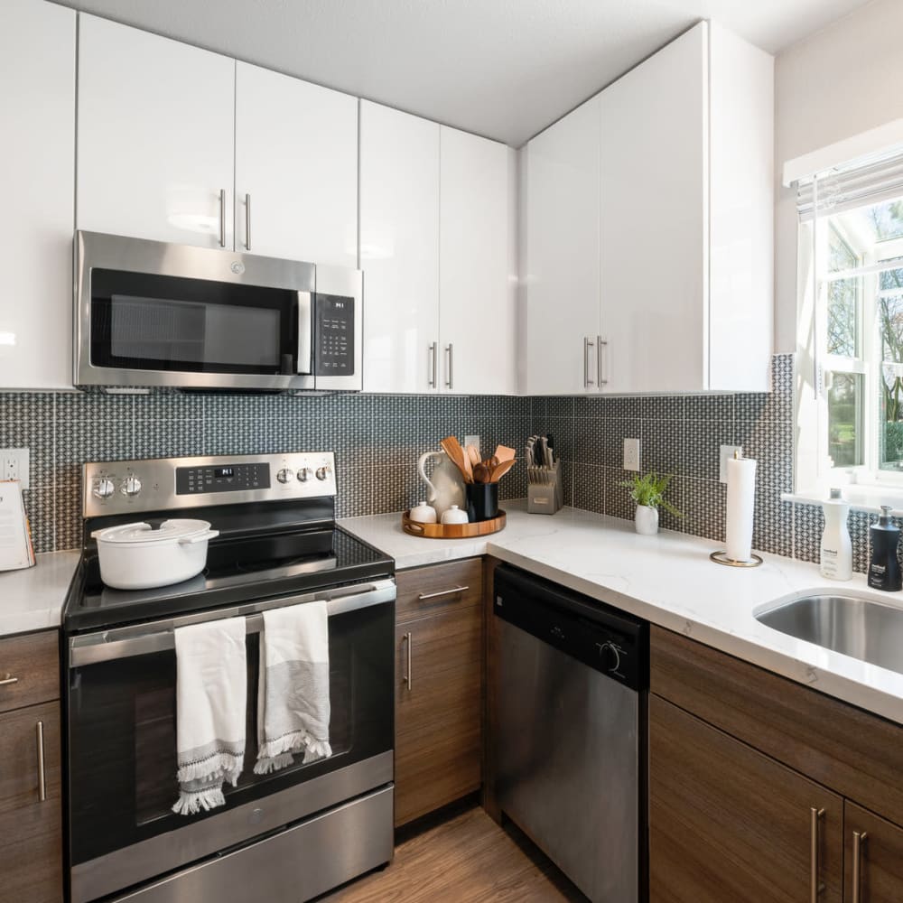 Kitchen at Capri Creek Apartments in Petaluma, California