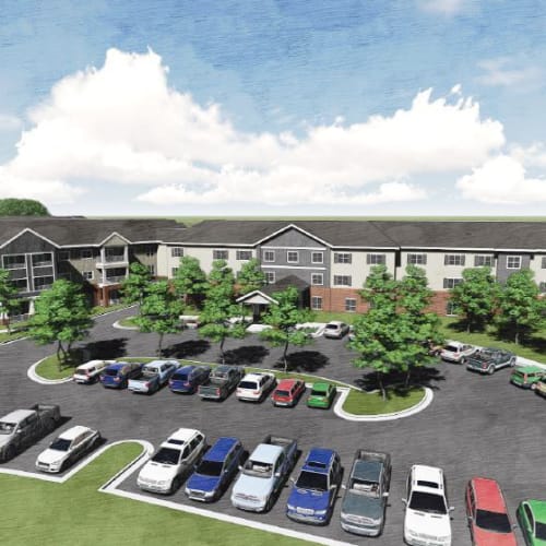 Rendering of The Crossings at Eastchase in Montgomery, Alabama