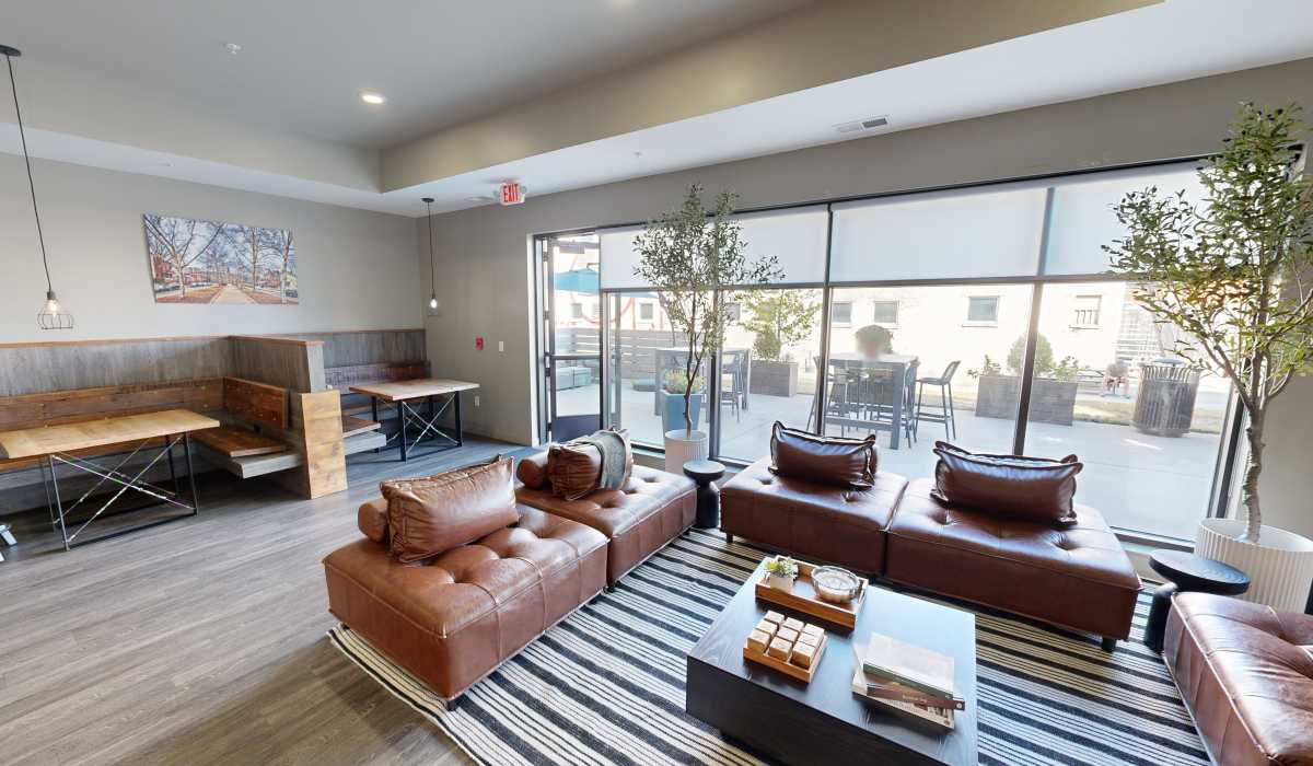 Residential clubroom at Duveneck Square in Covington, Kentucky