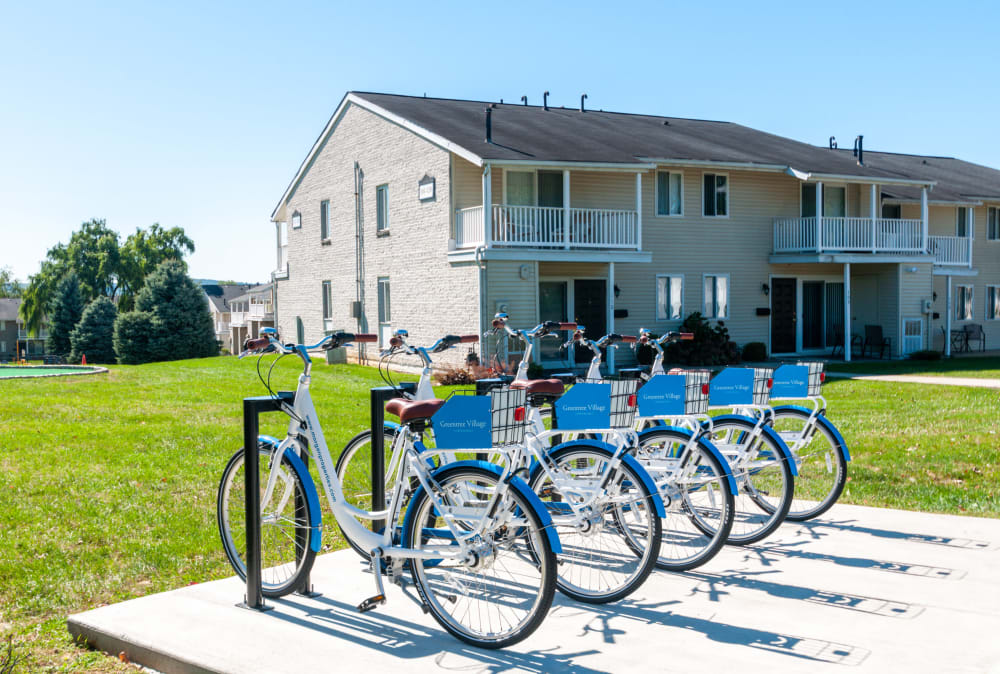 Bike share at Greentree Village Townhomes in Lebanon, Pennsylvania