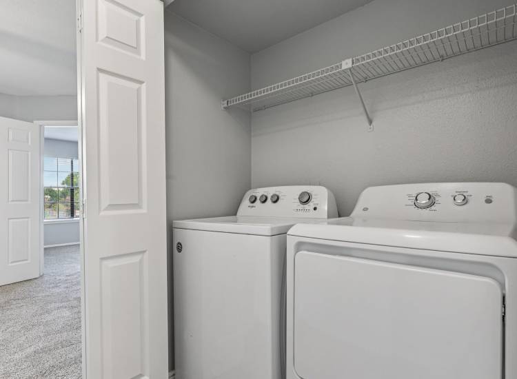 Washer/dryer at Raintree in Lake Jackson, Texas