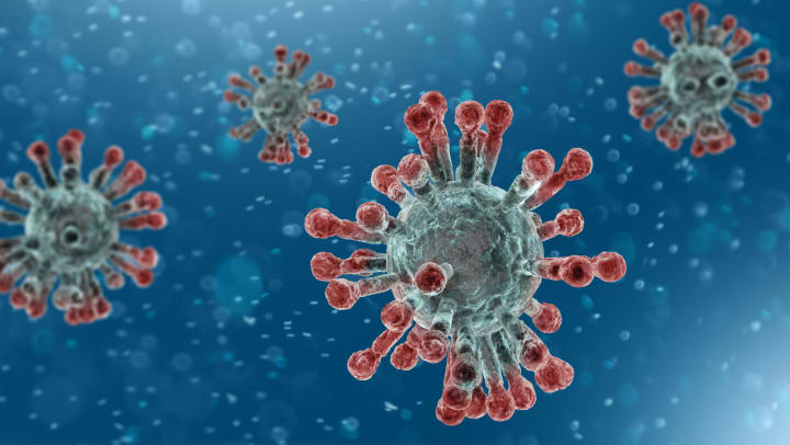 Illustration of the Covid-19 virus