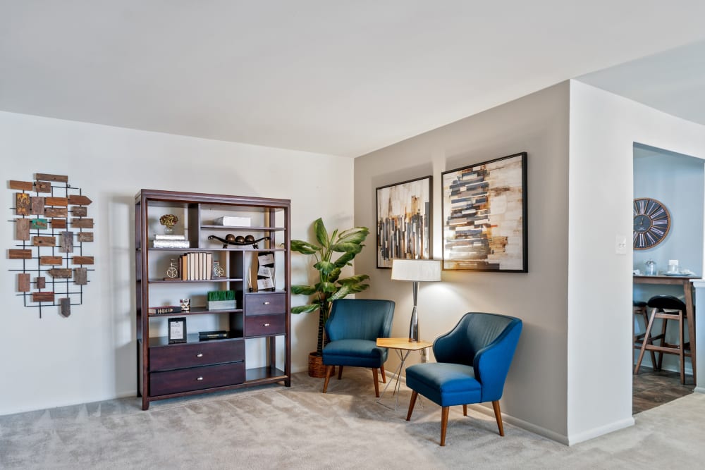 living room at Brookmont Apartment Homes