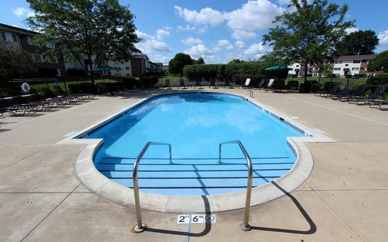 Swimming pool at Riverstone Apartments in Bolingbrook, Illinois