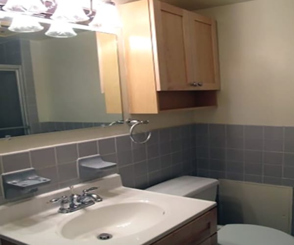 A bathroom in a home at Dam Neck in Virginia Beach, Virginia