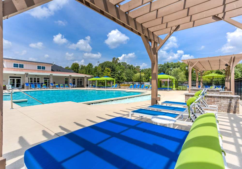Pool area at Northpoint at 68 in High Point, North Carolina