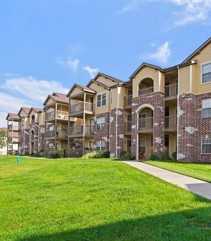 Exterior of Portofino Apartments in Wichita, Kansas