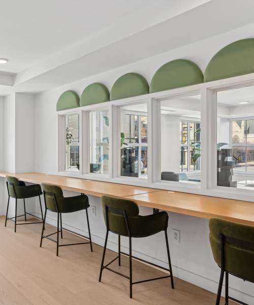 Coworking Space at Mily on Green in Philadelphia, Pennsylvania