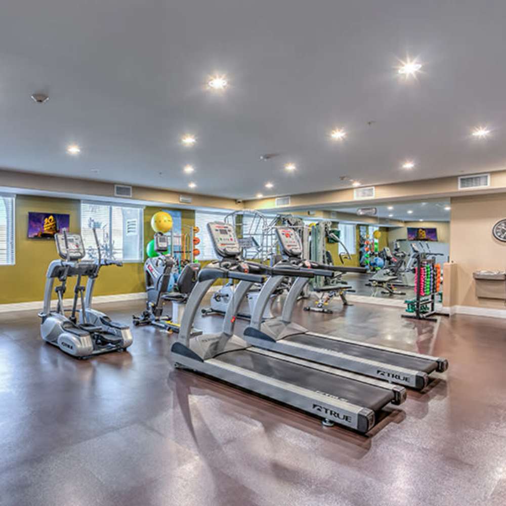 Community fitness center at Duet in Las Vegas, Nevada
