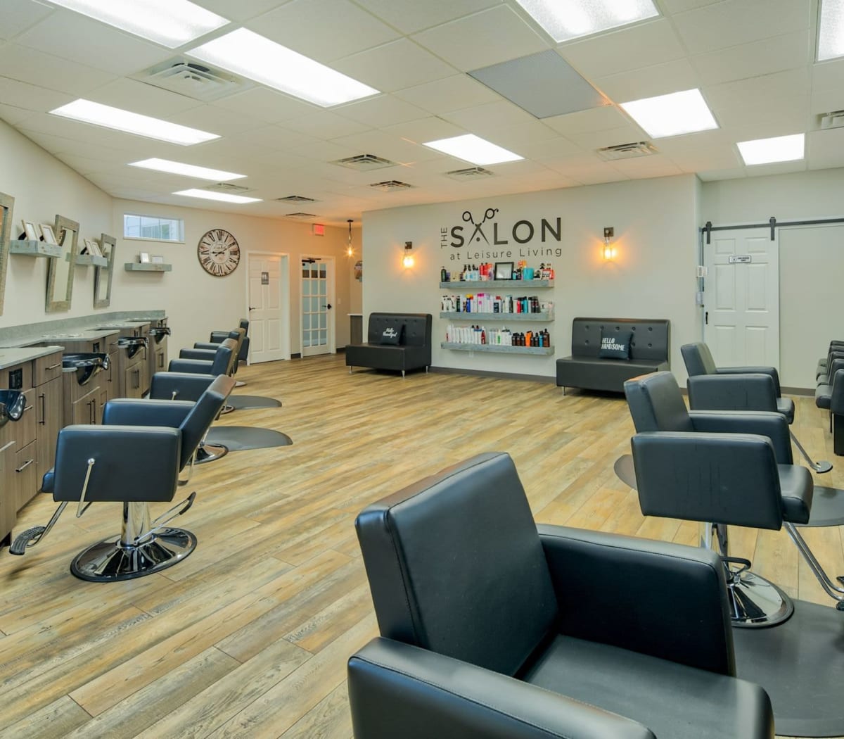 Hair salon at Leisure Living in Evansville, Indiana