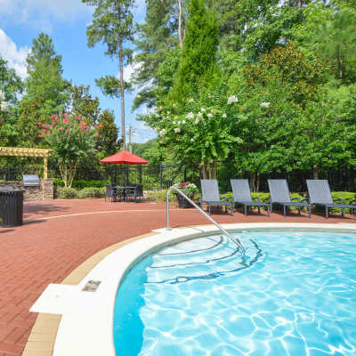 Swimming pool at Oaks at Sugarloaf in Lawrenceville, Georgia