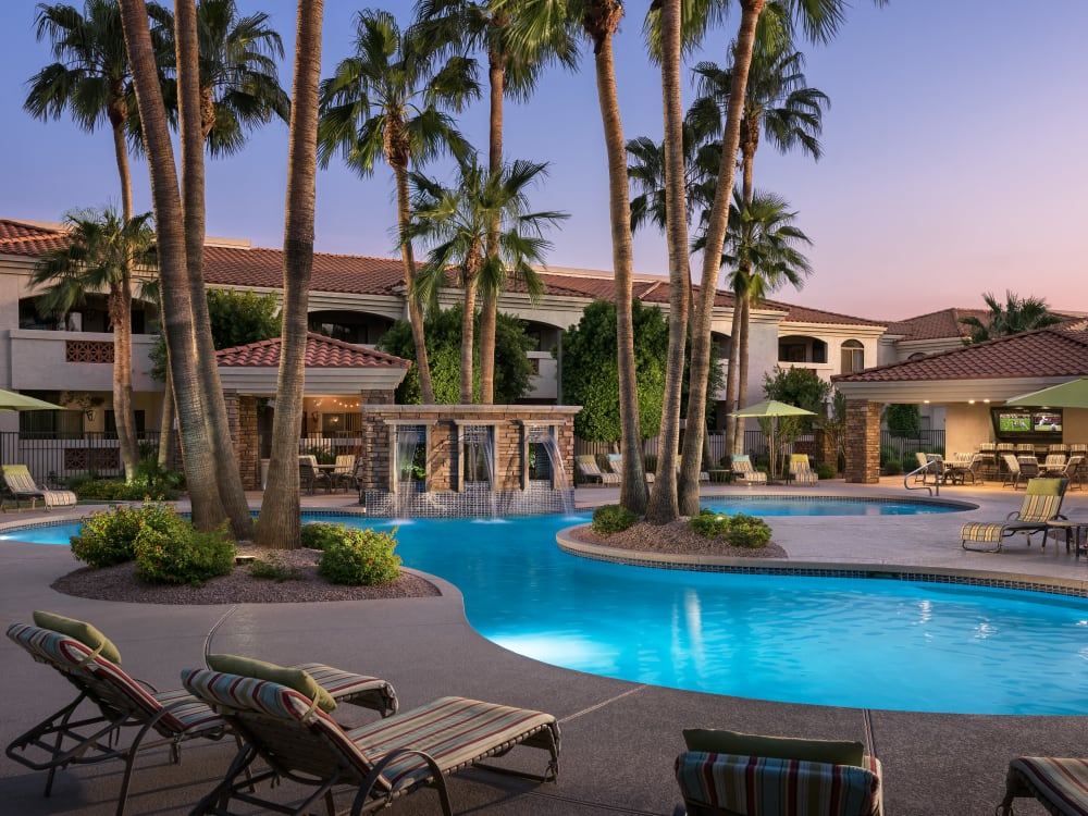 Swimming pool at San Prado in Glendale, Arizona