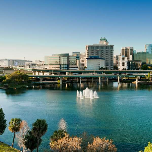 Explore the neighborhood around Lake Lucerne Towers in Orlando, Florida
