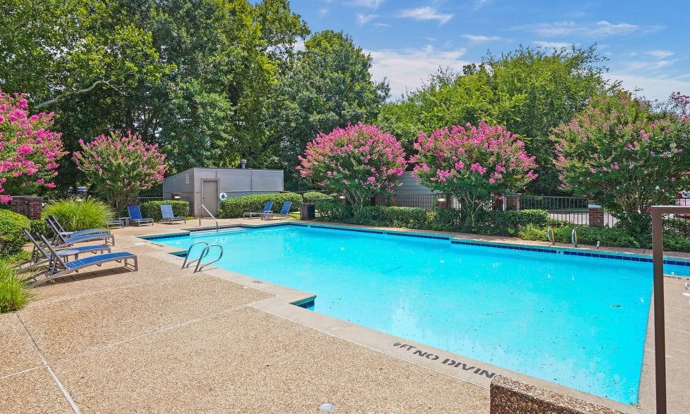 The Pool at Creekwood Apartments in Tulsa, Oklahoma