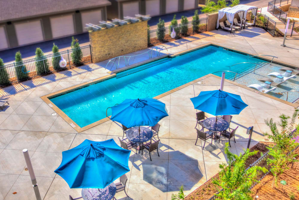 Avenida Partners, LLC offers residents with a posh salt water pool