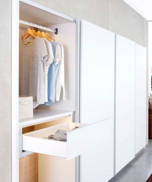 Walk-in closet at Emerald Place in Lancaster, Ohio