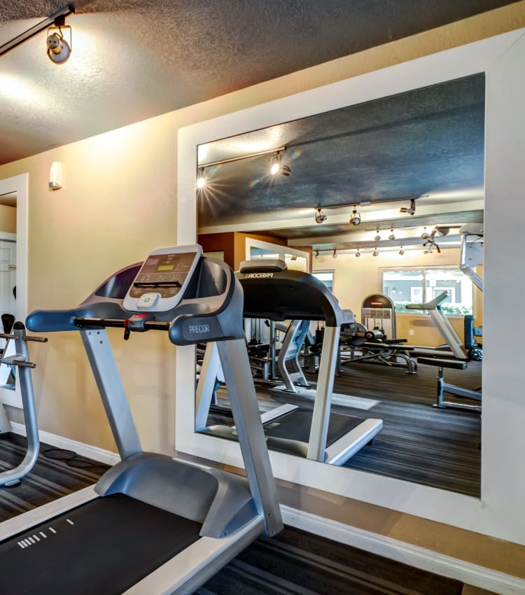 Onsite fitness center at Sofi Poway in Poway, California