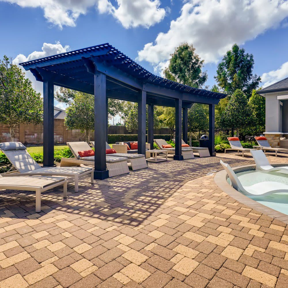 Outdoor lounge at Avenues at Shadow Creek Ranch in Pearland, Texas
