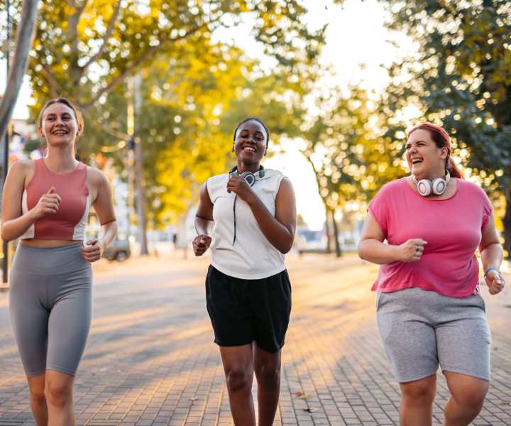 Women jogging at Vista Sol El Paso in El Paso, Texas