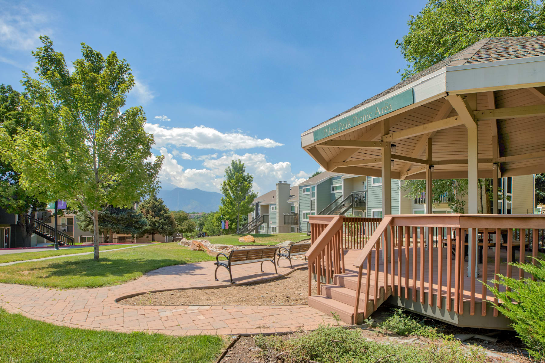 Hot Tub at The Knolls at Sweetgrass Apartment Homes in Colorado Springs, Colorado