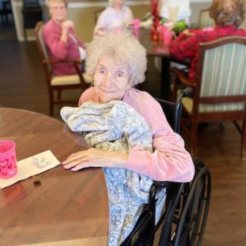Resident standing outside at Canoe Brook Assisted Living & Memory Care in Catoosa, Oklahoma