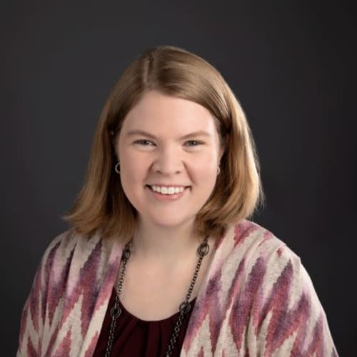 Staff member Nicole Stevenson at Serenity, A Randall Residence