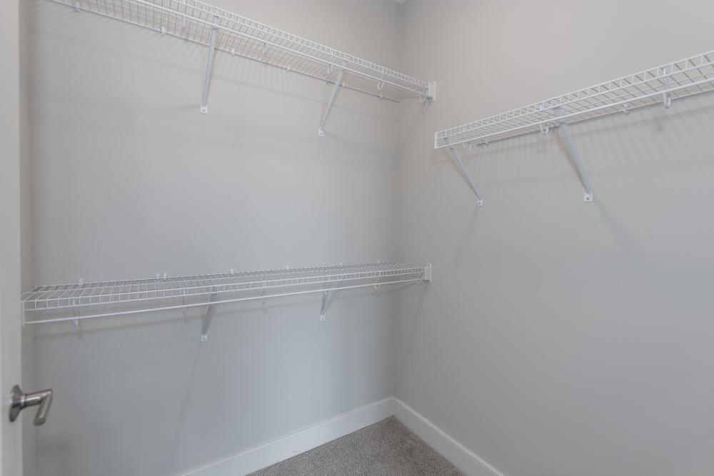 Spacious walk-in closet at Palmer's Creek, Fredericksburg, Virginia