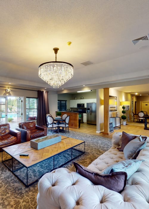 Luxury clubhouse at Coventry Apartments in Williamsville, New York