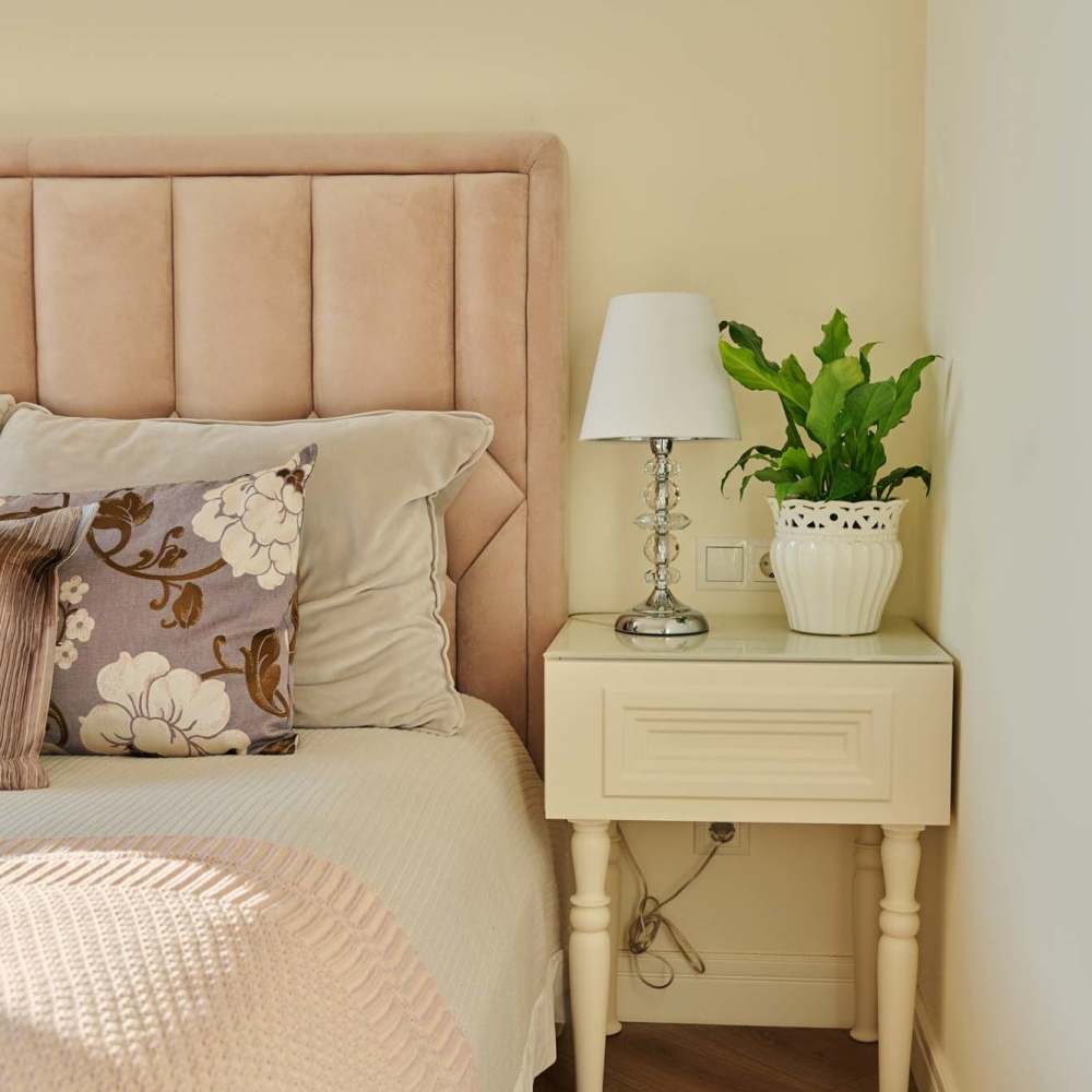 Apartment bedroom at Magnolia Senior Apartments in Charlotte, North Carolina
