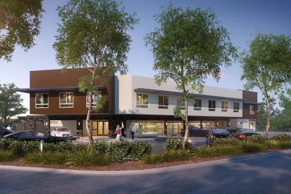 A rendering of a community with Avenir Senior Living in Scottsdale, Arizona